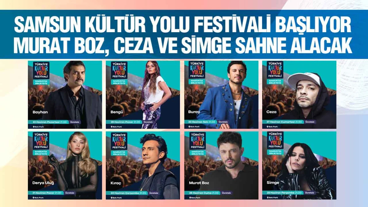 20-28 Haziran&rsquo;da Samsun&rsquo;da Festival R&uuml;zgarı Esecek