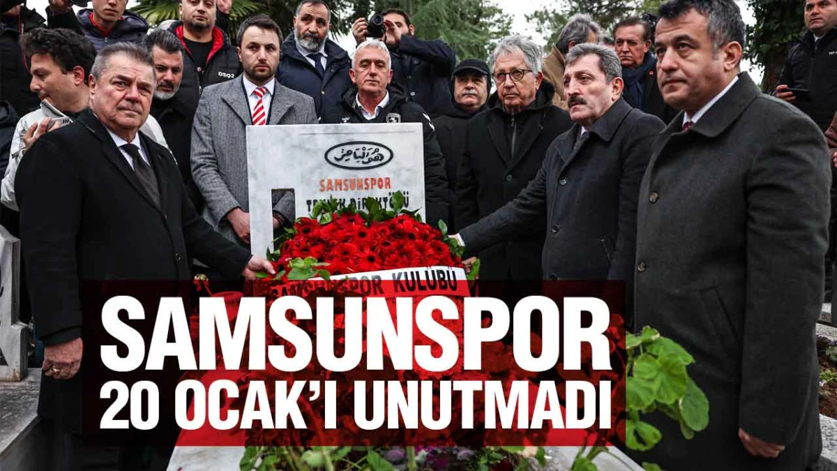 20 Ocak Kazasının 37. Yılında Samsunspor Şehitleri Anıldı