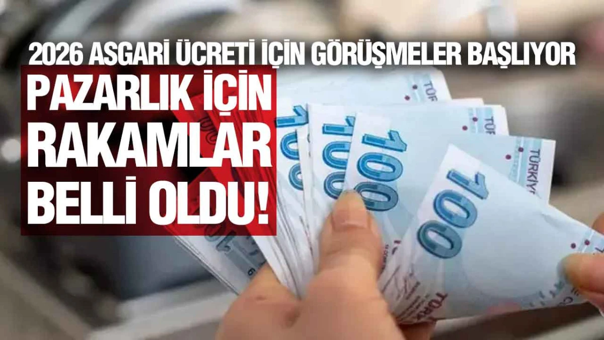 2026 Asgari Ücreti İçin Görüşmeler Başlıyor