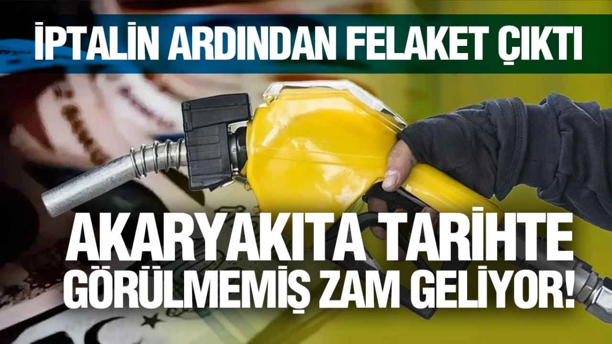 Akaryakıta Tarihte G&ouml;r&uuml;lmemiş Zam Geliyor!