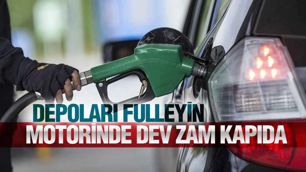 Akaryakıtta zam dalgası sürüyor. Motorine Yine Zam Geliyor!