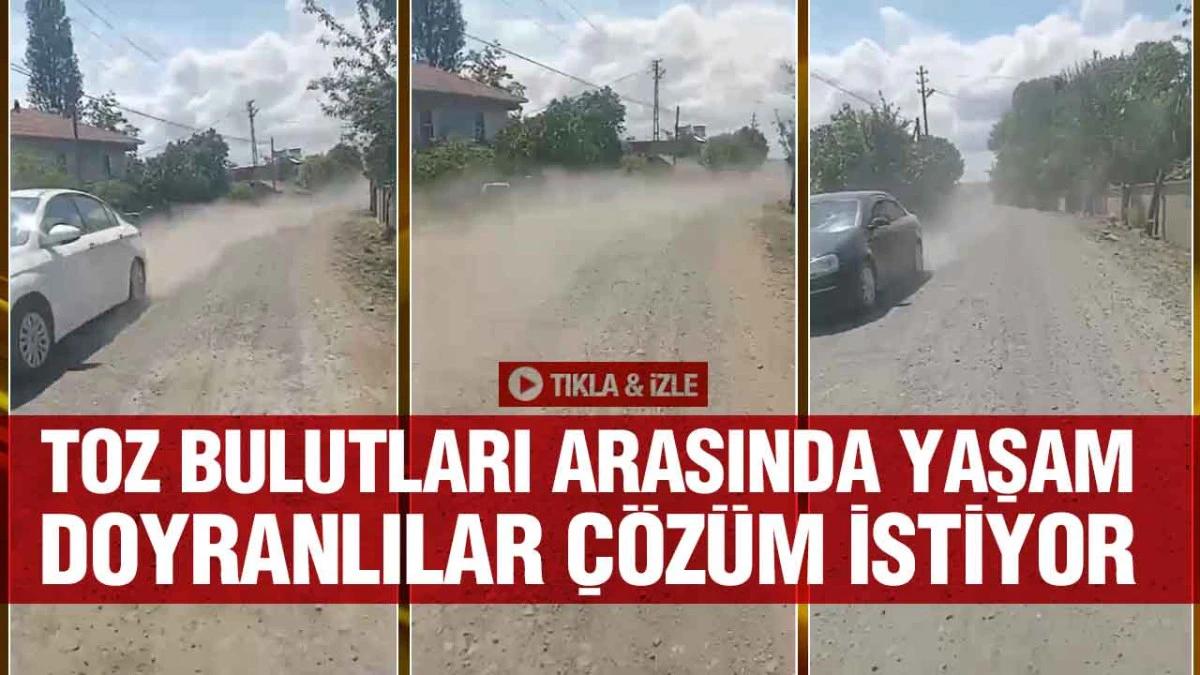 Ala&ccedil;am Doyran Mahallesi'nde Yol Tepkisi: Vatandaşlar Asfalt Bekliyor