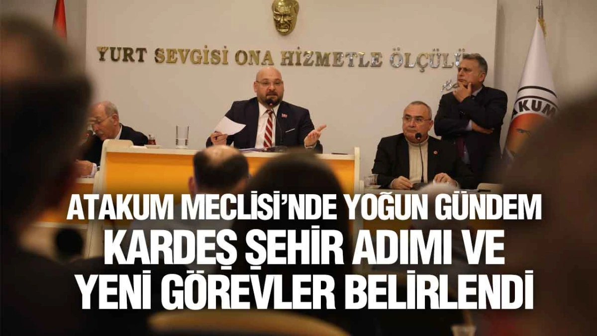 Atakum Belediye Meclisinde Nisan Mesaisi