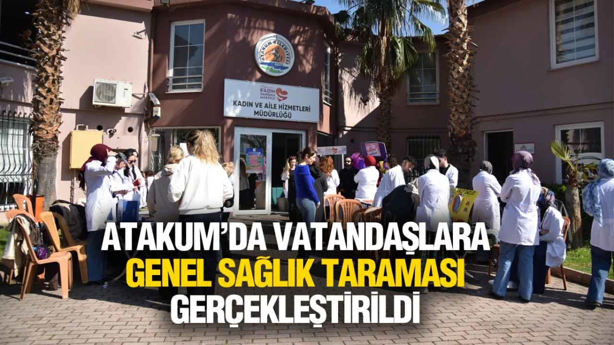 Atakum&rsquo;da Vatandaşlara Genel Sağlık Taraması Ger&ccedil;ekleştirildi