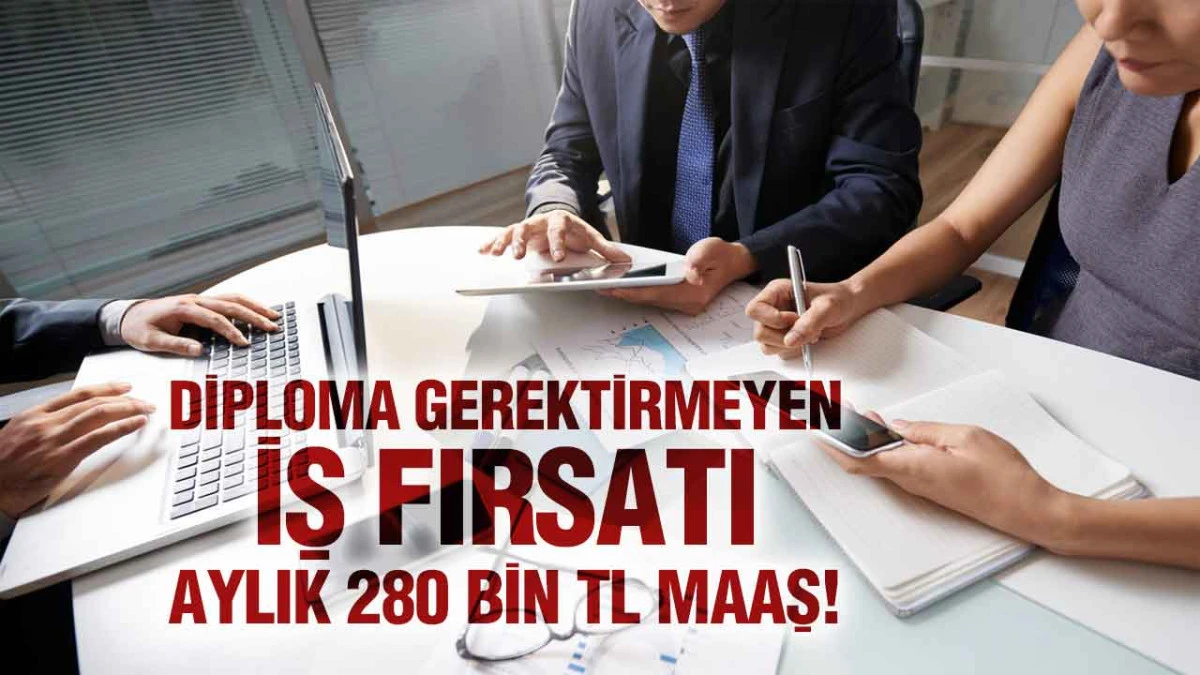 Aylık 280 Bin TL Maaş! İşte Diploma Gerektirmeyen 25 Yaş Altı 7 İş Fırsatı