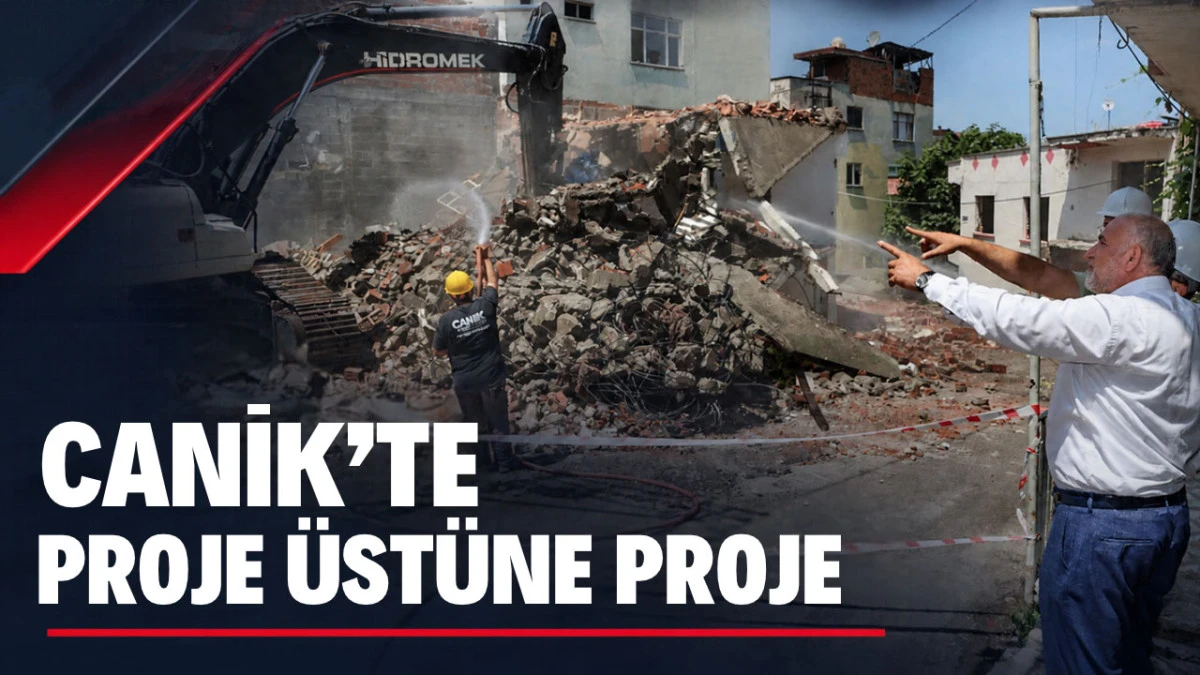 Başkan Sandık&ccedil;ı Sahada: Canik'te Proje &Uuml;st&uuml;ne Proje
