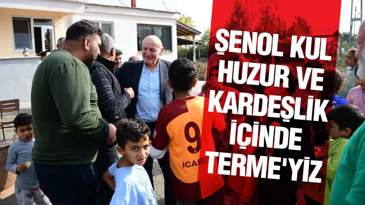 Başkan Şenol Kul'a Çangallar'dan Gönül Teşekkürü
