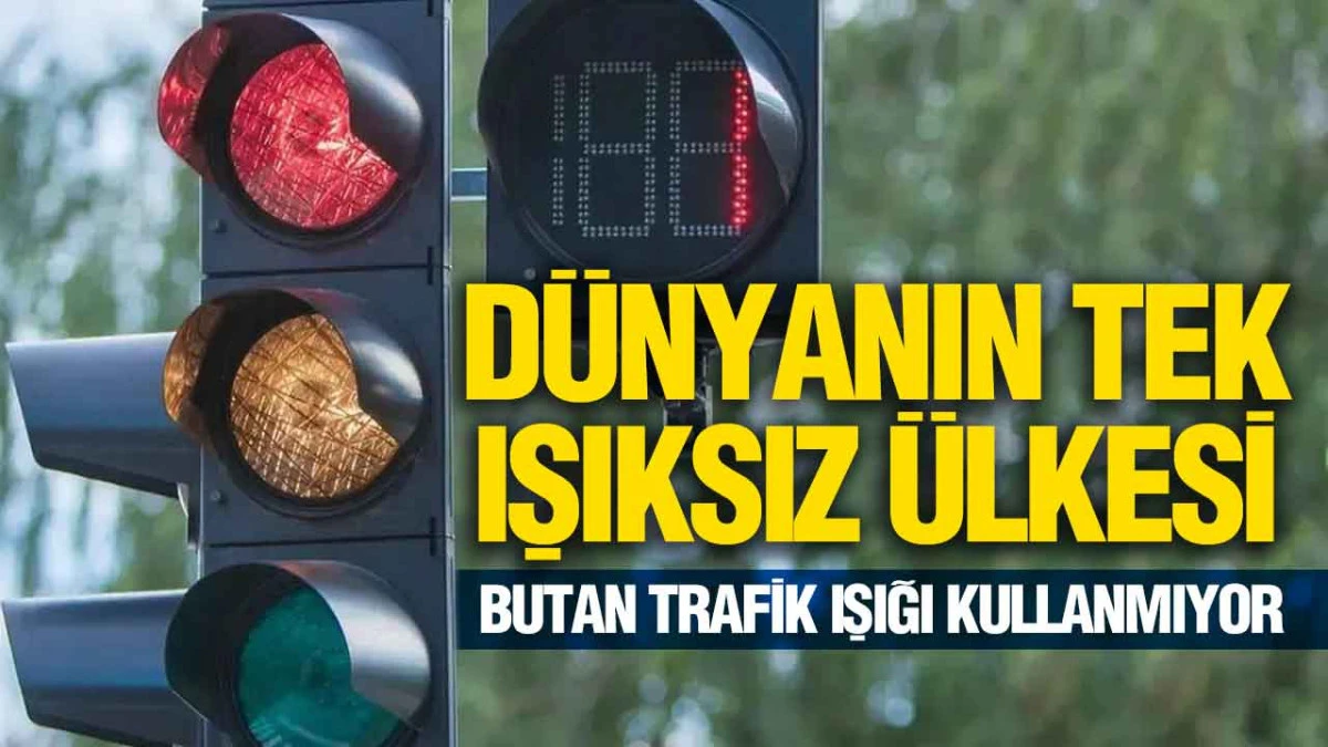 Bhutan&rsquo;da Trafik Işıklara Değil İnsanlara Emanet?