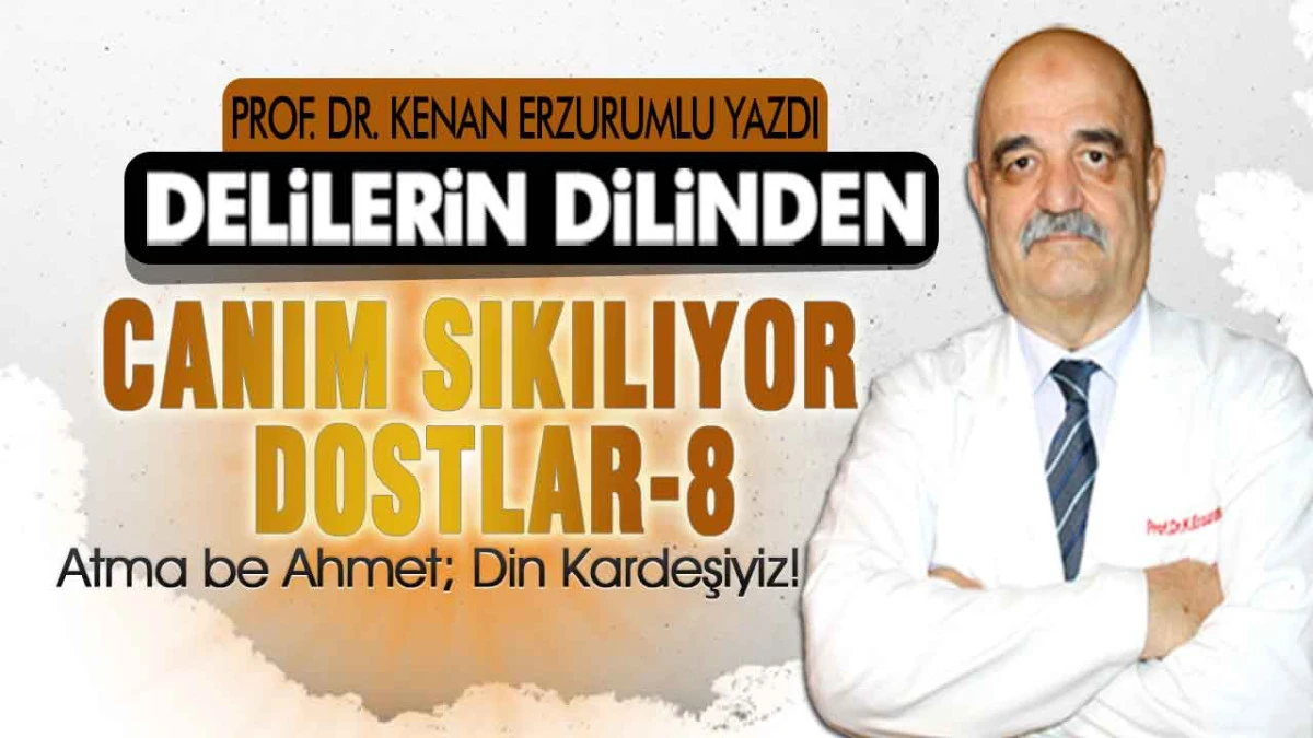 Canım Sıkılıyor Dostlar-8  Atma be Ahmet; Din Kardeşiyiz!