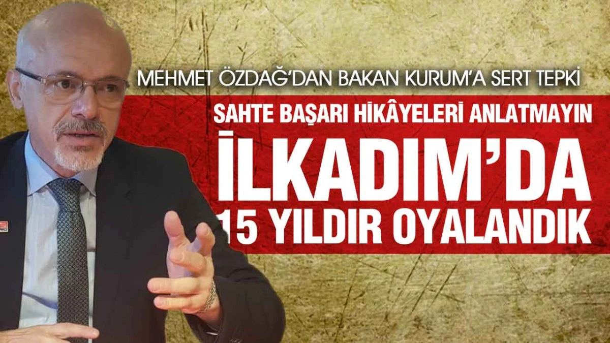 CHP Samsun İl Başkanı Mehmet &Ouml;zdağ&rsquo;dan Bakan Kurum&rsquo;a Sert Tepki