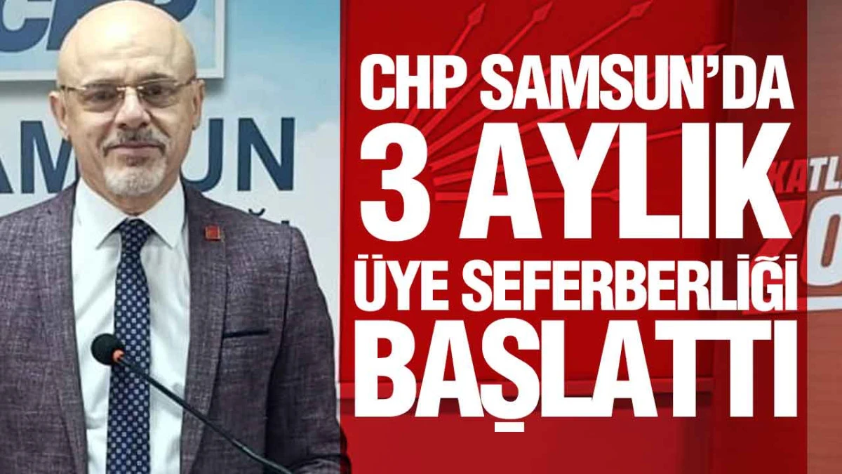 CHP Samsun&rsquo;dan Emekli ve Dar Gelirliye Destek &Ccedil;ağrısı