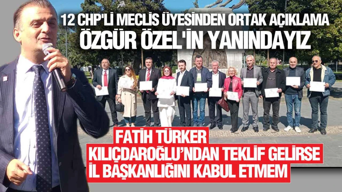 CHP&rsquo;li Meclis &Uuml;yelerinden Mutlak Butlan&rsquo;a Tepki