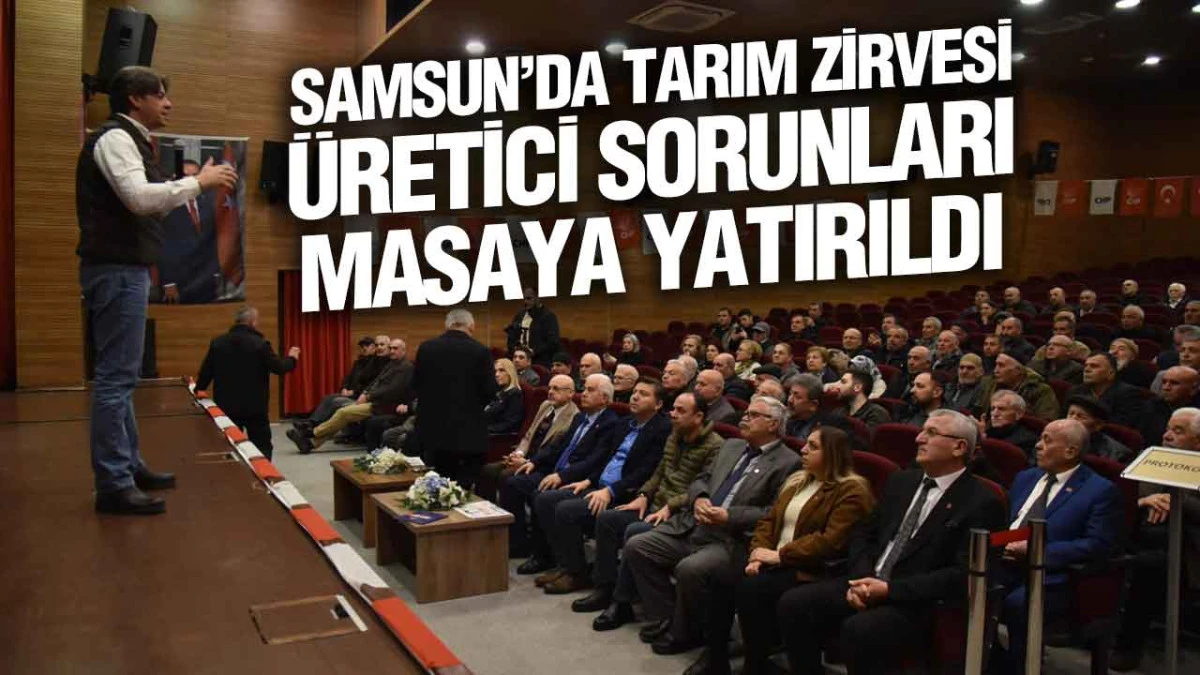 CHP&rsquo;li Solakoğlu&rsquo;ndan Samsun&rsquo;da Tarım Mesajı