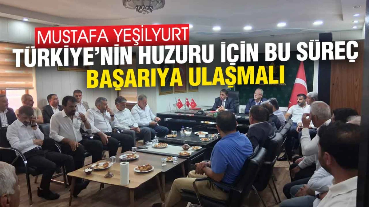 Davutoğlu ve Yeşilyurt&rsquo;tan Diyarbakır&rsquo;da Birlik ve Barış Vurgusu