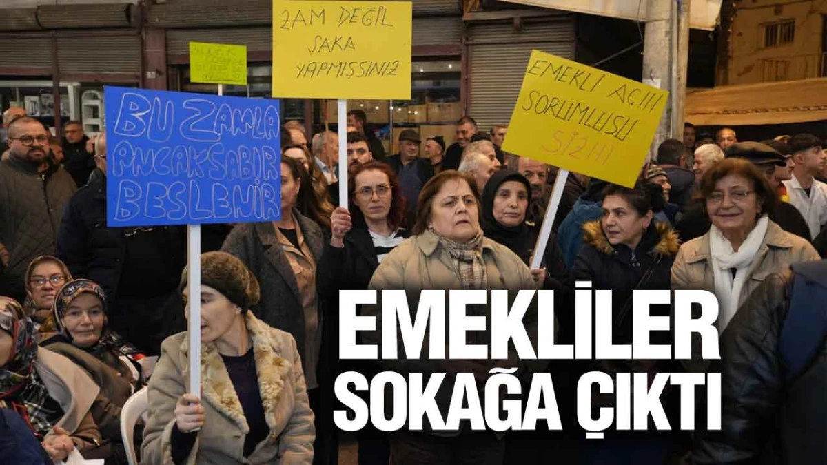 Emekli Samsun Bafra&rsquo;da Sesini Sokakta Duyurdu