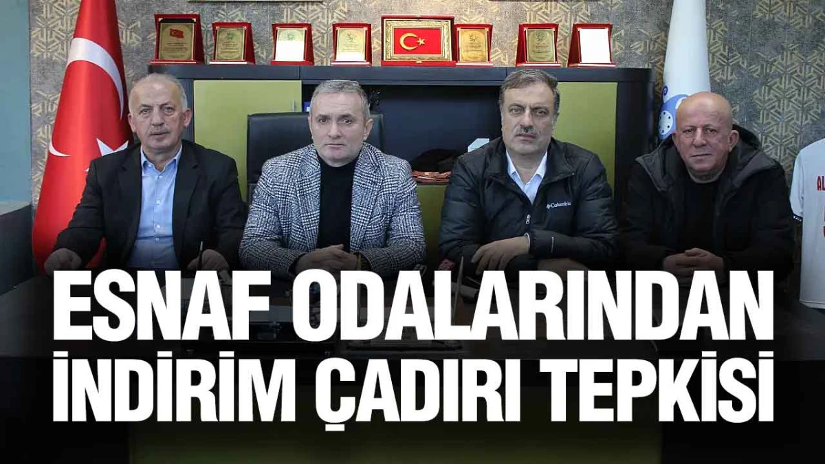 Esnaf Odalarından İndirim &Ccedil;adırı Tepkisi