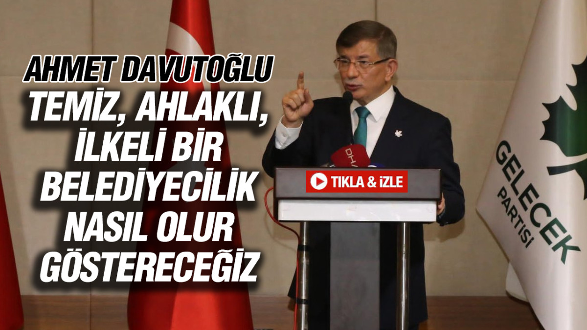 Gelecek Partisi Genel Başkanı Ahmet Davutoğlu, Samsun'da partisinin iftar programına katıldı