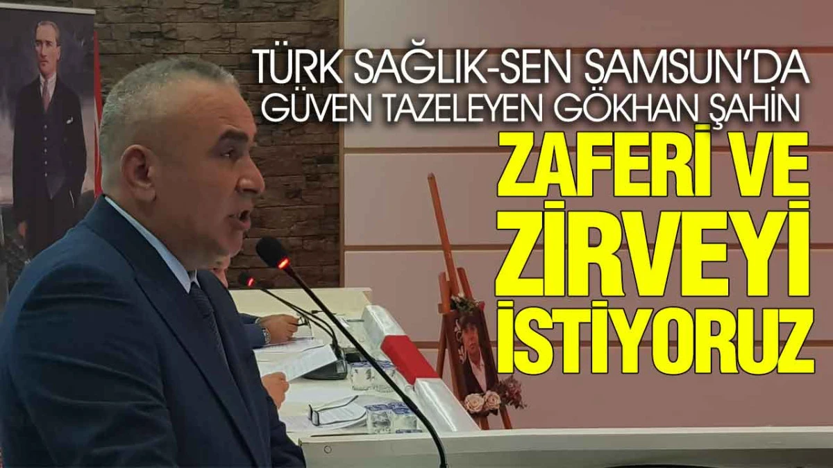 Gökhan Şahin Yeniden Başkan