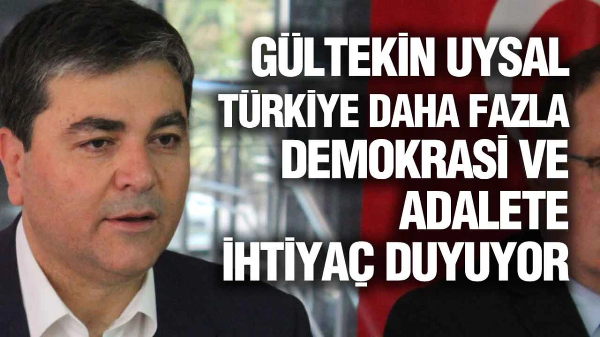G&uuml;ltekin Uysal'dan Samsun'da İktidara Sert Eleştiriler, &lsquo;Demokrasi Daralıyor&rsquo;