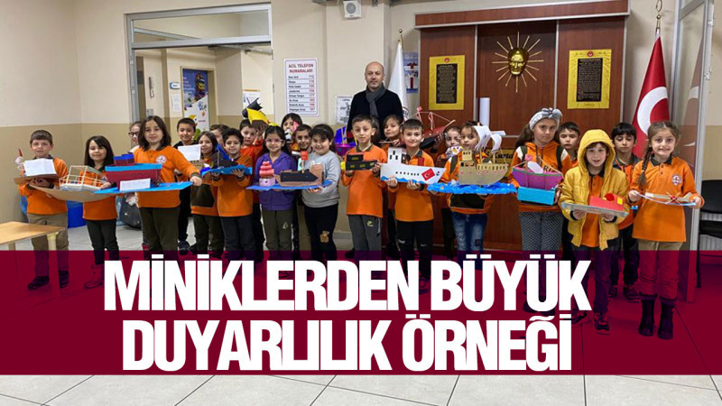 Samsun'da Miniklerden Büyük Duyarlılık Örneği