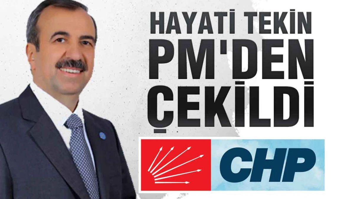 Hayati Tekin PM'den Çekildi