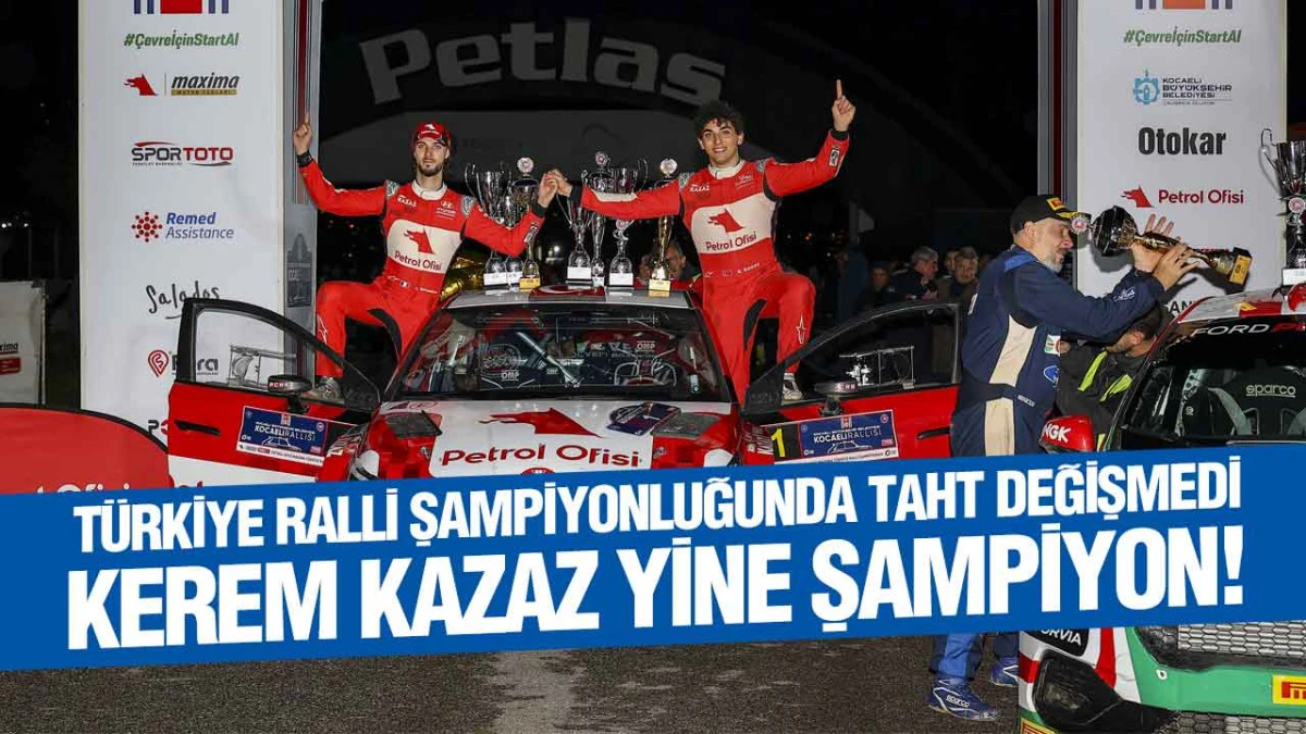 Kerem Kazaz Türkiye Ralli Şampiyonası’nı Zirvede Tamamladı