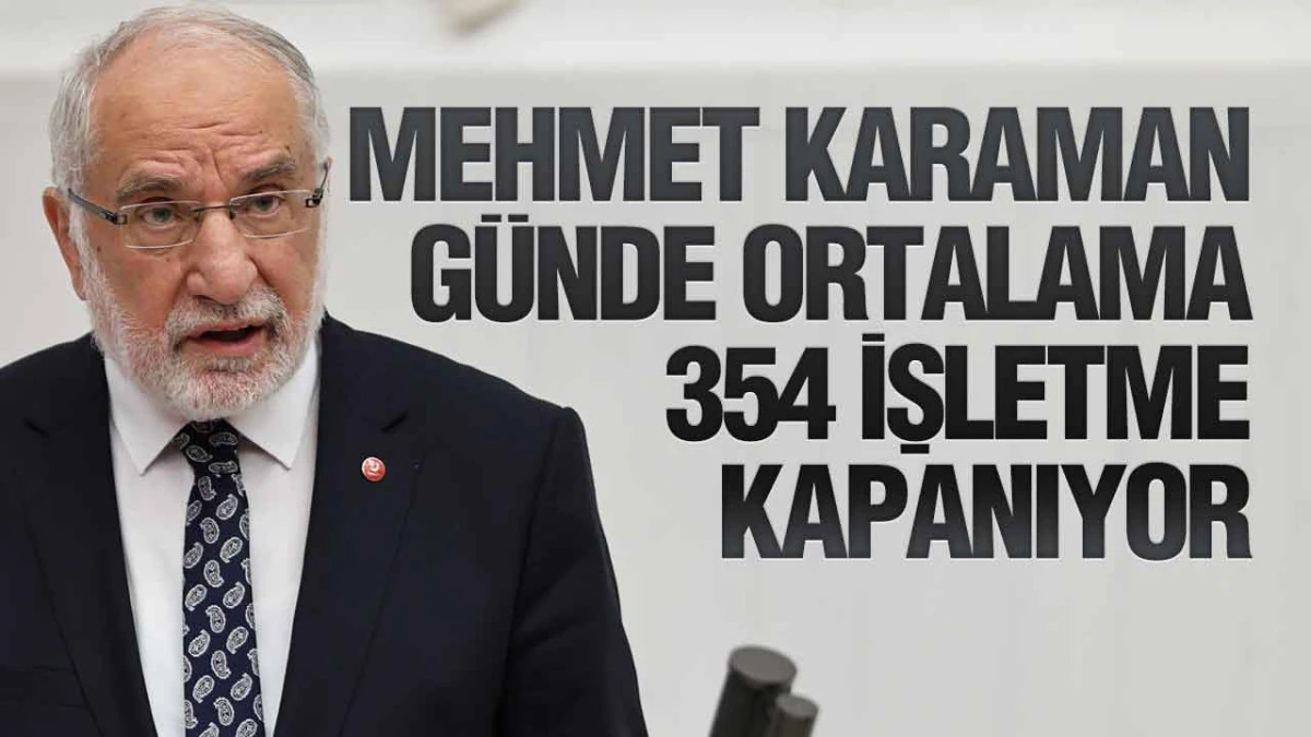 Mehmet Karaman'dan TBMM'de Esnafın Sorunlarına Y&ouml;nelik 'Kalıcı Tedbir' &Ccedil;ağrısı