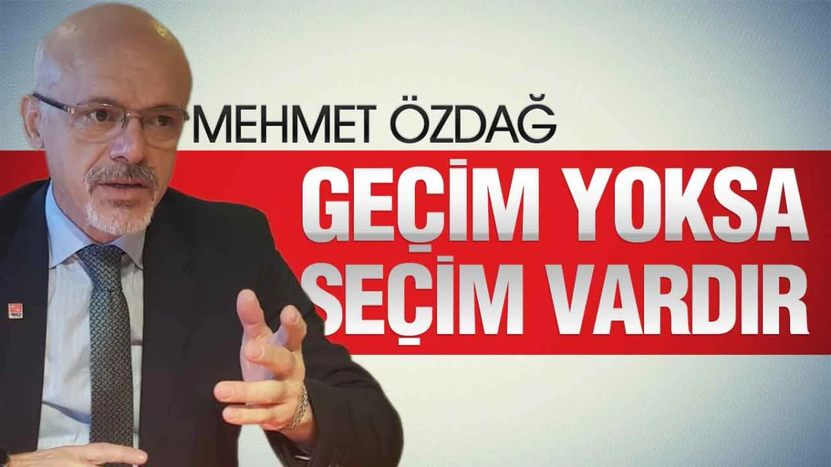 Mehmet &Ouml;zdağ, &lsquo;Ge&ccedil;im Krizi Samsun&rsquo;un Her İl&ccedil;esinde&rsquo;