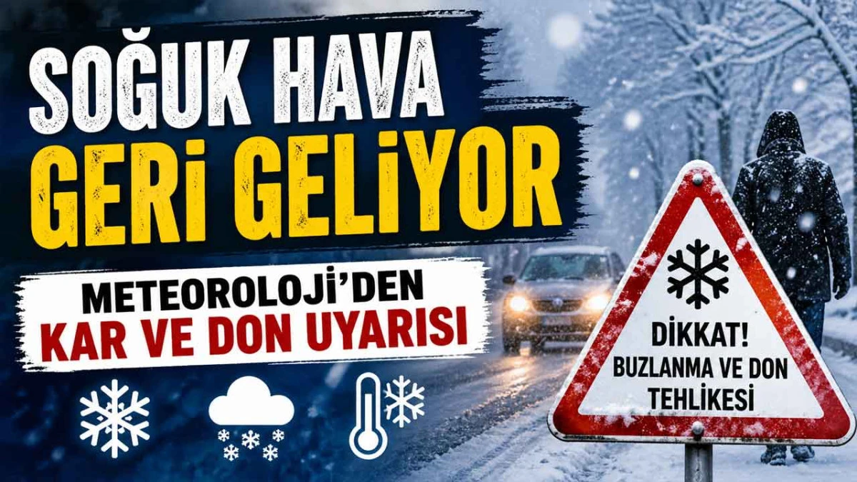 Meteoroloji Genel M&uuml;d&uuml;rl&uuml;ğ&uuml; Uyardı: Sıcaklıklar Sert D&uuml;şecek
