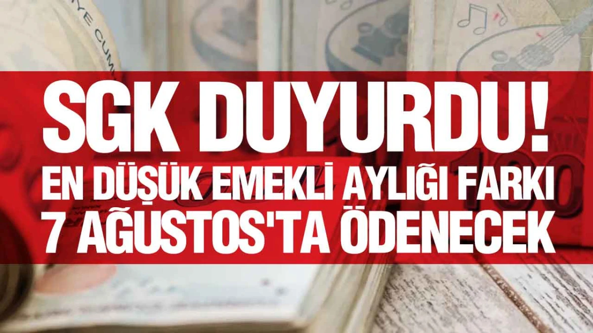 Milyonlarca Emekliye M&uuml;jde: Zam Farkı &Ouml;deme Takvimi Netleşti