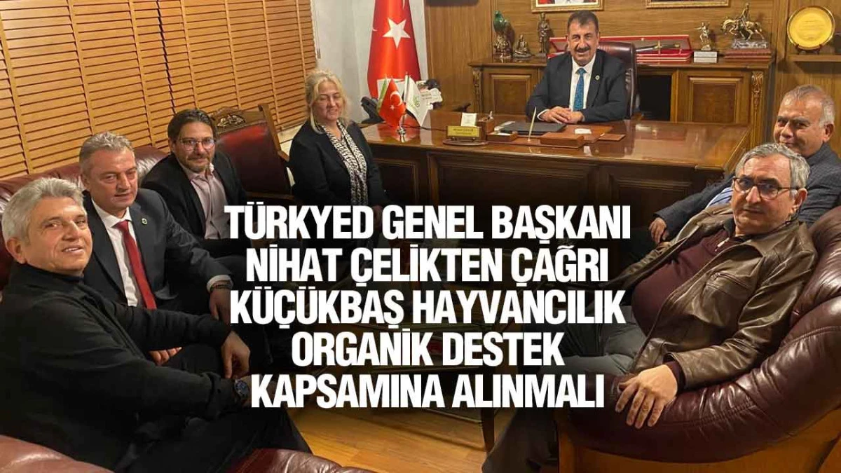 Nihat &Ccedil;elik, &lsquo;K&uuml;&ccedil;&uuml;kbaş Hayvancılık Organik Destek Kapsamına Alınmalı&rsquo;