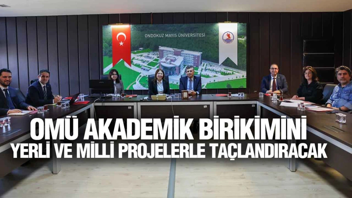 OM&Uuml;&rsquo;de T&uuml;rkiye Uzay Ajansı ile stratejik proje g&ouml;r&uuml;şmesi