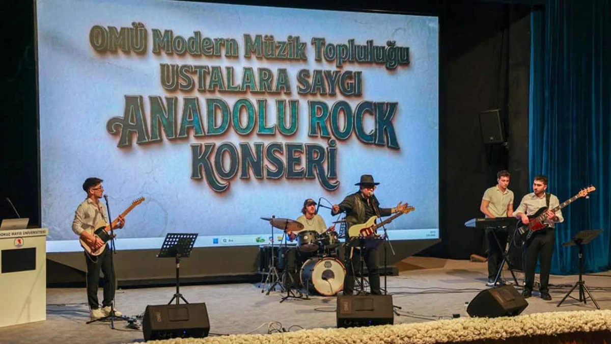 OM&Uuml;&rsquo;de &lsquo;Ustalara Saygı Anadolu Rock Konseri&rsquo;