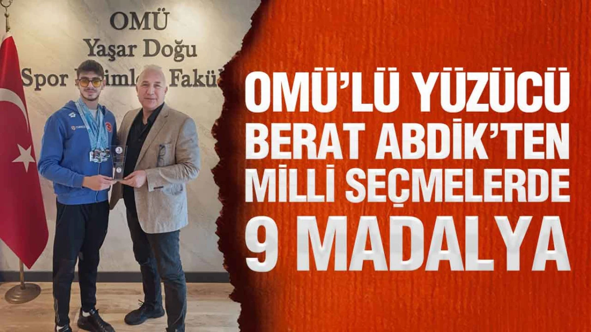 OM&Uuml;&rsquo;l&uuml; Sporcu Berat Abdik Antalya&rsquo;dan 9 Madalya ile D&ouml;nd&uuml;