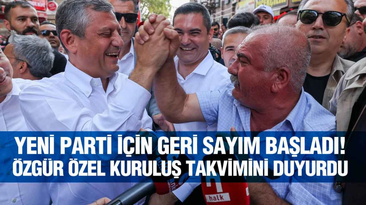 &Ouml;zg&uuml;r &Ouml;zel'den Yeni Parti İ&ccedil;in Tarih!