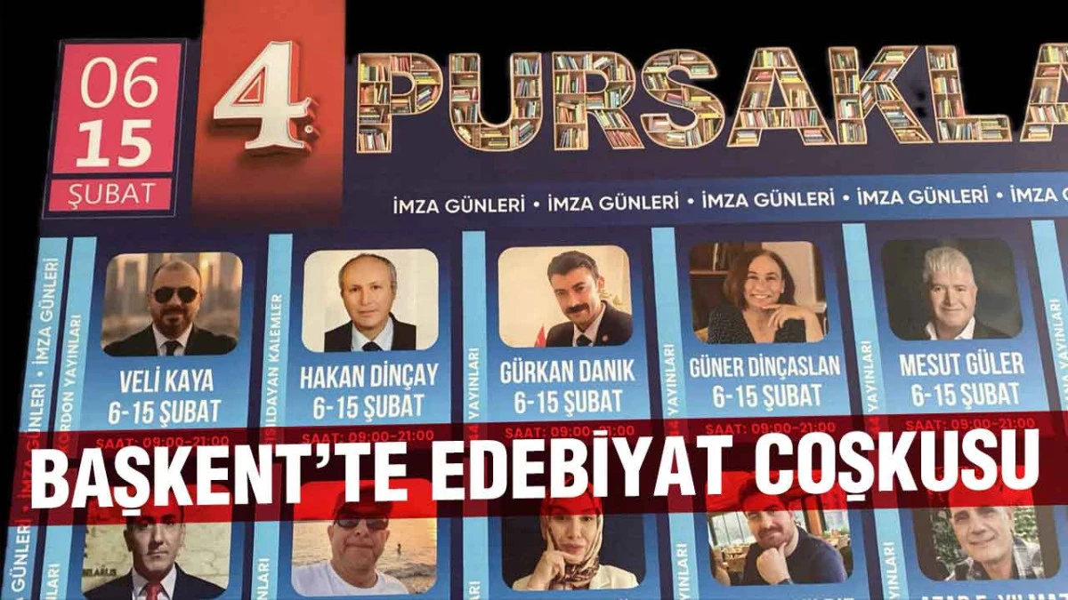 Pursaklar 4. Kitap G&uuml;nleri Kapılarını A&ccedil;tı