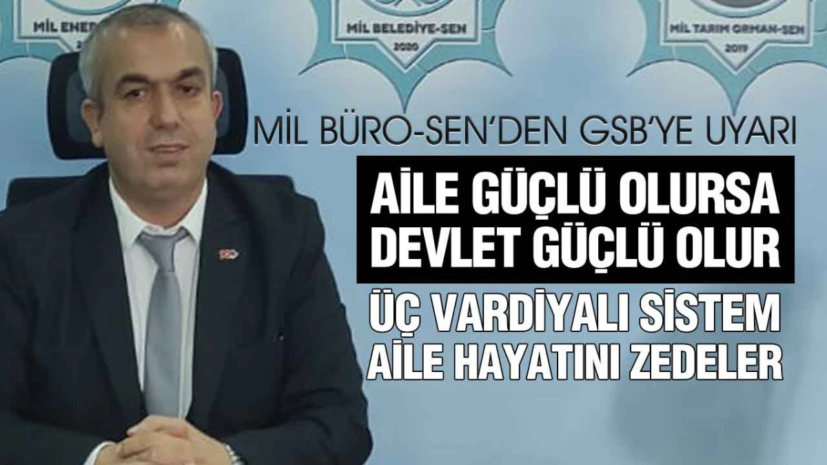 Ramazan Çoban, ‘Yeni Çalışma Sistemi Aile Bağlarını Koparır’