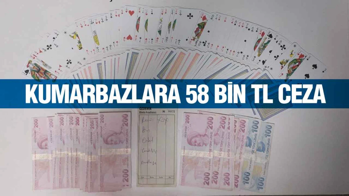Samsun Bafra&rsquo;da Kumar Operasyonu: Kıraathanede 5 Kişiye Ceza
