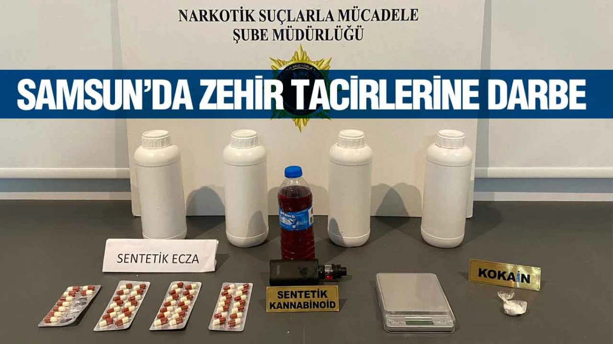 Samsun Narkotik Ekiplerinden Atakum’da Başarılı Operasyon