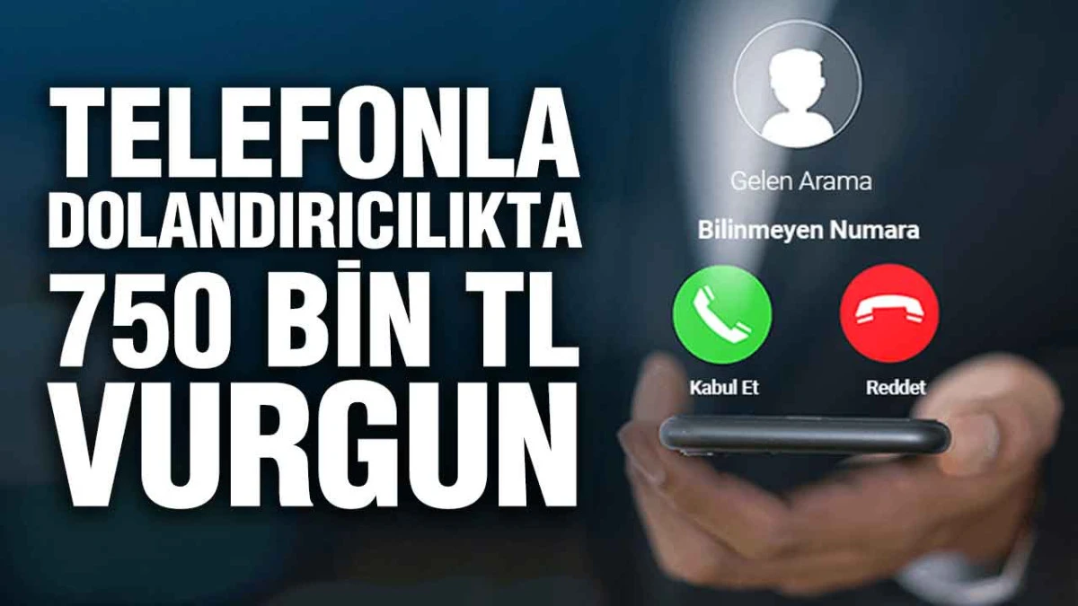 Samsun Terme&rsquo;de 750 Bin TL&rsquo;lik Banka Dolandırıcılığı