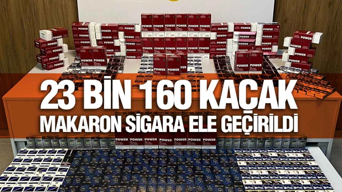 Samsun Terme&rsquo;de Ka&ccedil;ak Sigara Operasyonu