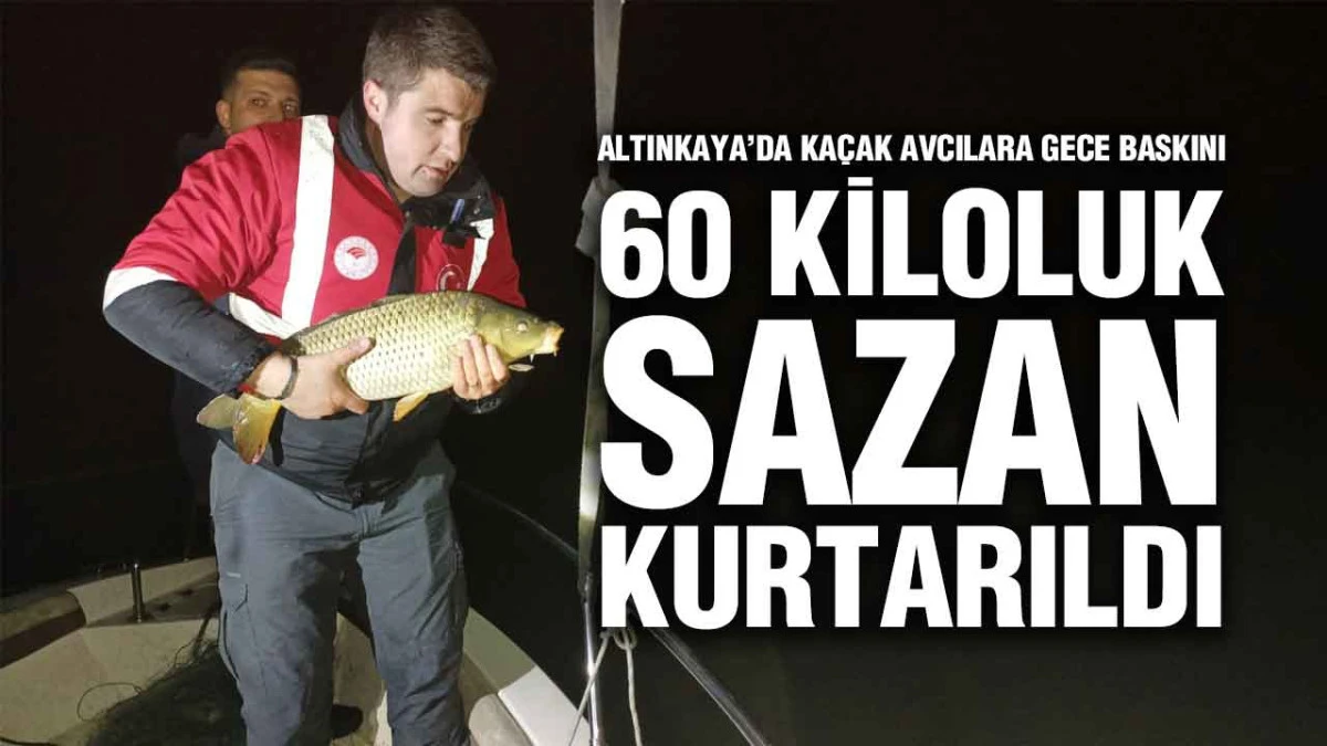 Samsun Vezirköprü Altınkaya Barajı’nda Kaçak Avcılara Darbe