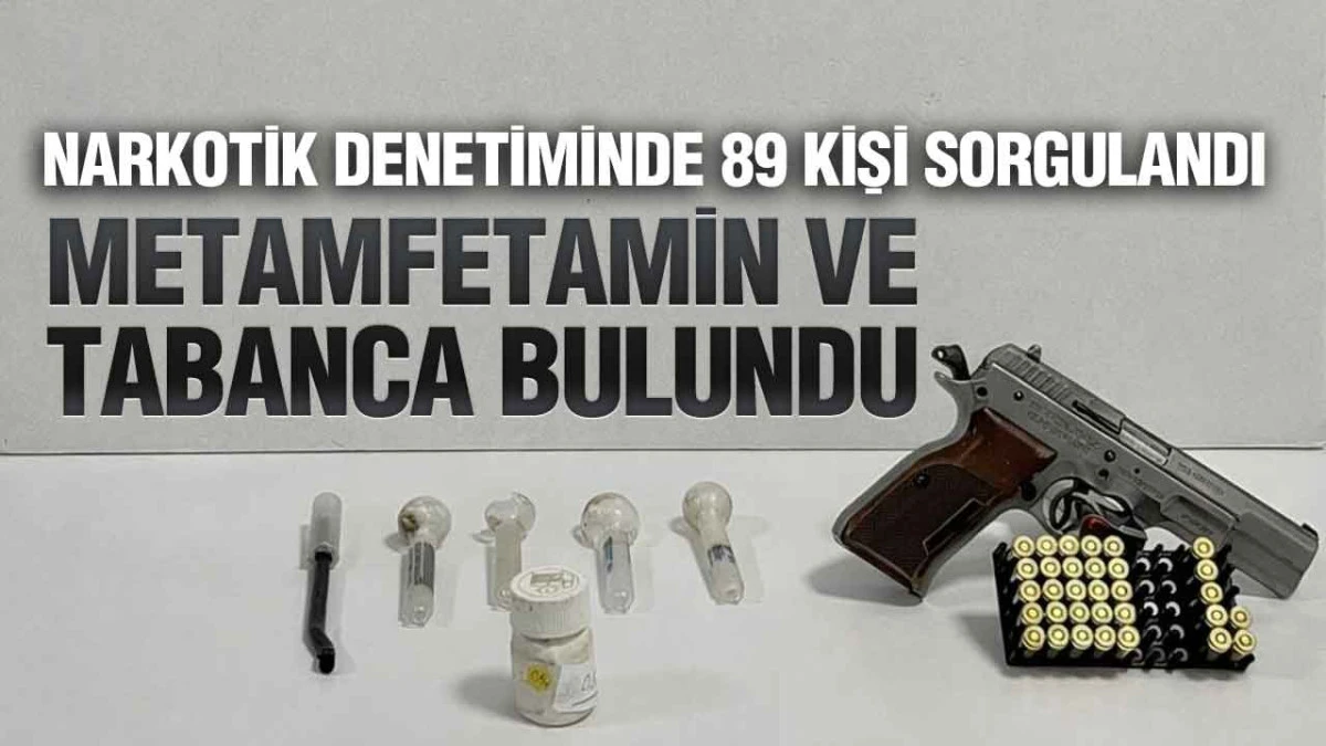 Samsun Yakakent'te Narko Alan Uygulaması: Uyuşturucu ve Silah Ele Ge&ccedil;irildi