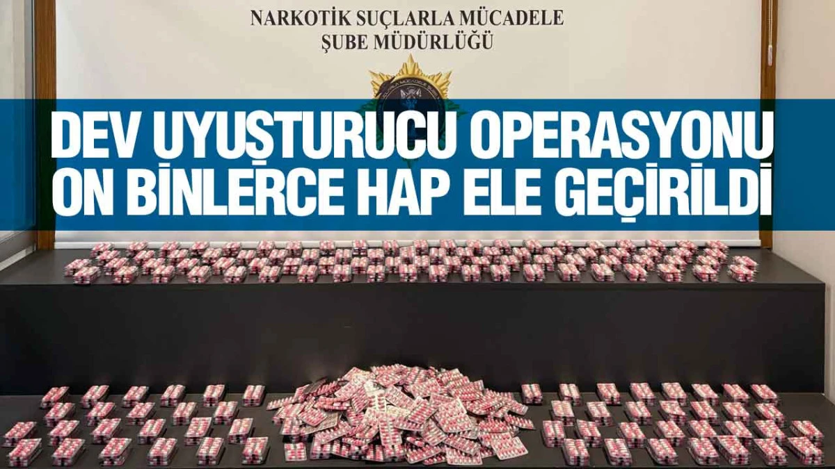 Samsun&rsquo;da 15 Bin 750 Hap Ele Ge&ccedil;irildi