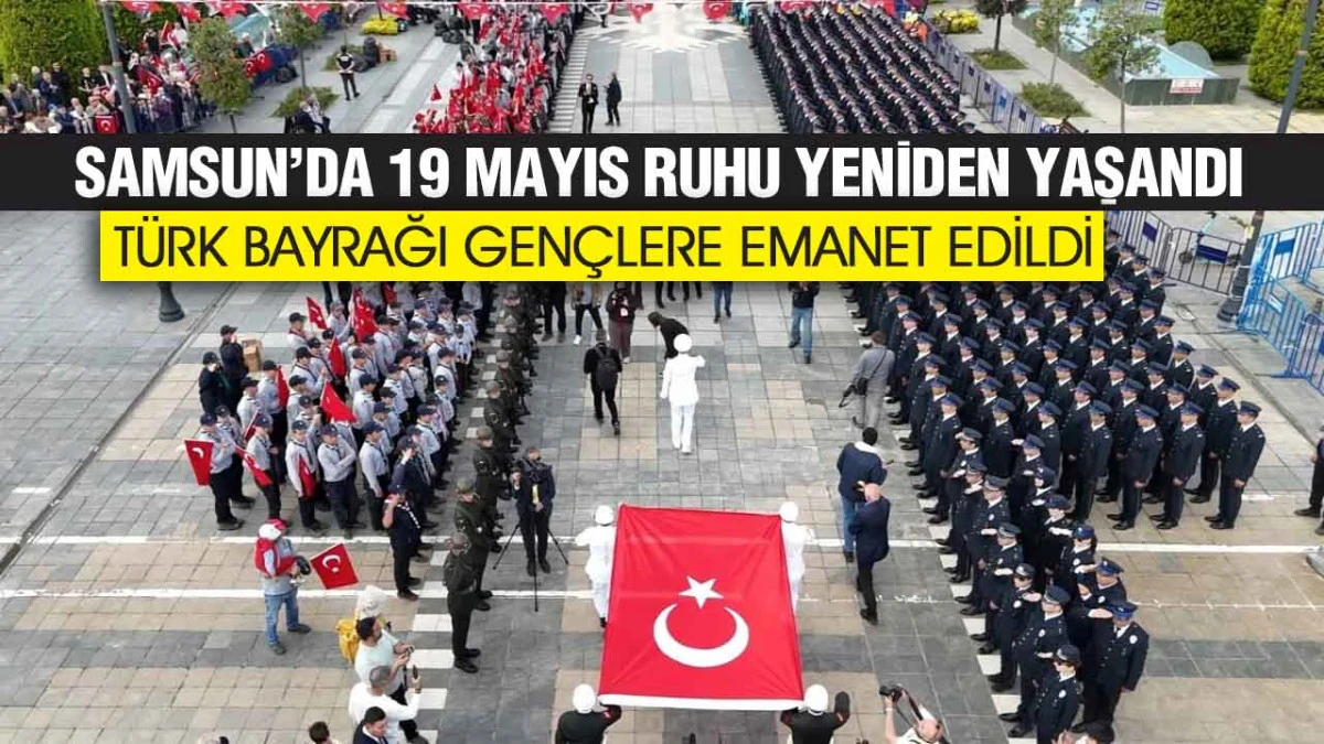 Samsun&rsquo;da 19 Mayıs Coşkusu: Tarihi T&uuml;t&uuml;n İskelesi&rsquo;nde Anlamlı T&ouml;ren