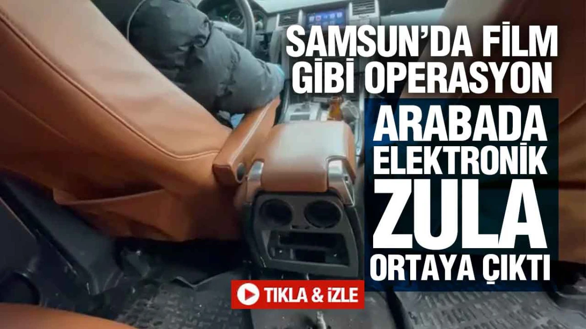 Samsun&rsquo;da Bir Ara&ccedil;tan Uyuşturucu ve Silah &Ccedil;ıktı