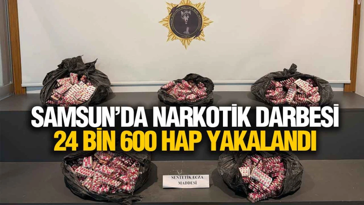 Samsun&rsquo;da Dev uyuşturucu Operasyonu