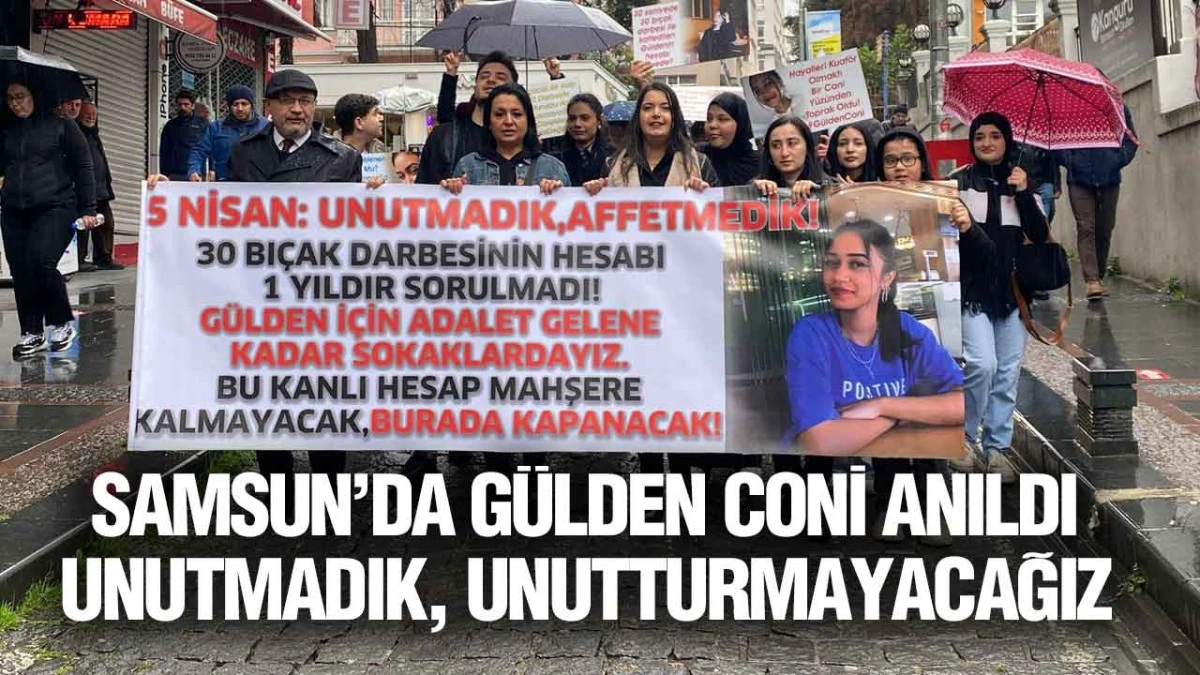 Samsun&rsquo;da duygusal anma y&uuml;r&uuml;y&uuml;ş&uuml;: G&uuml;lden Coni unutulmadı