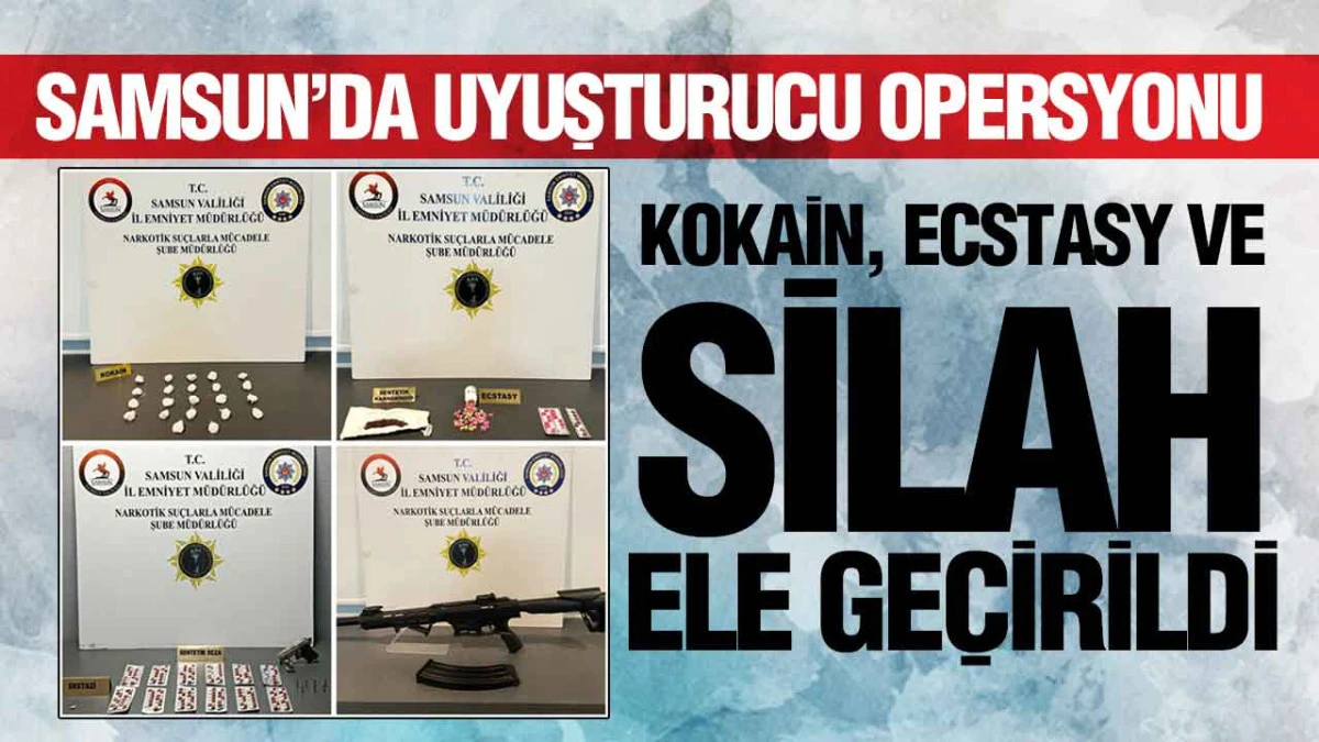 Samsun&rsquo;da Eş Zamanlı Uyuşturucu Operasyonu, 6 Kişi Adliyelik Oldu