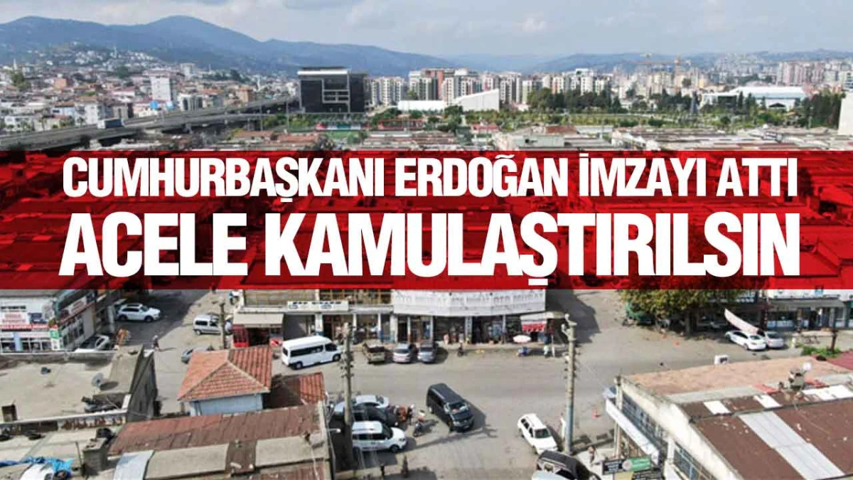 Samsun&rsquo;da G&uuml;lsan Sanayi İ&ccedil;in Acele Kamulaştırma Kararı &Ccedil;ıktı